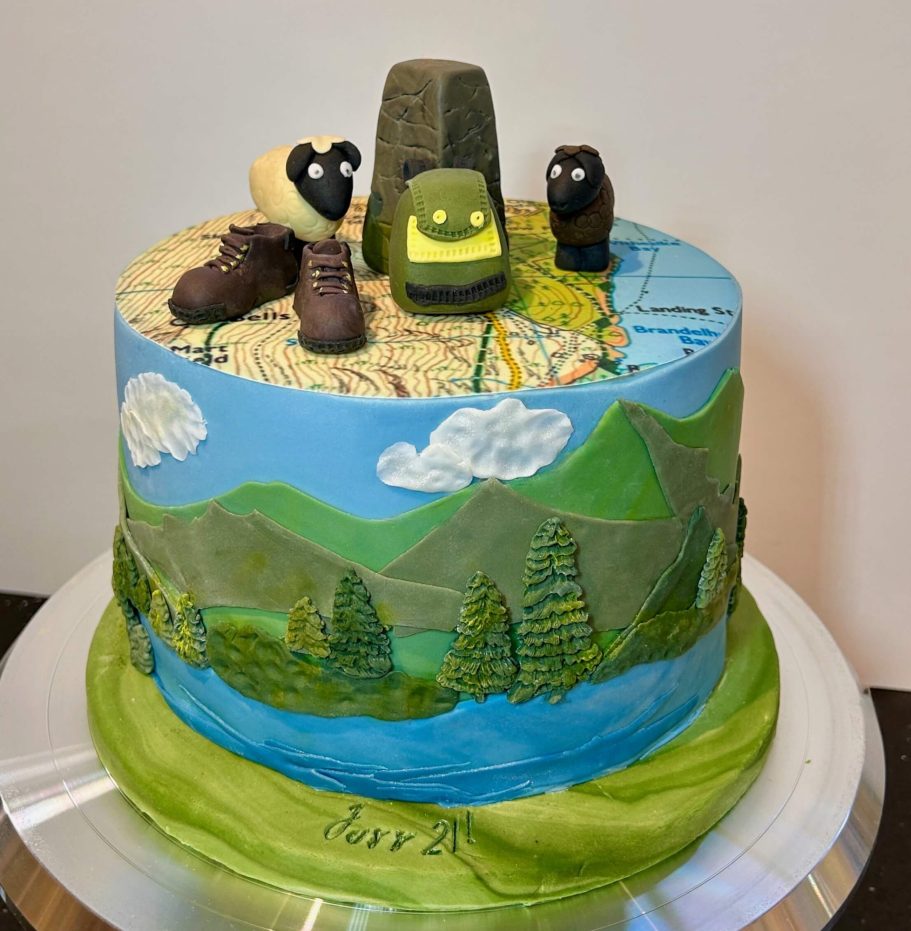 The Lakes Lake District themed cake