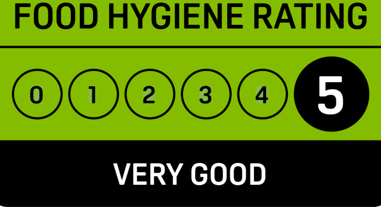 Food Hygiene Rating 5 Stars